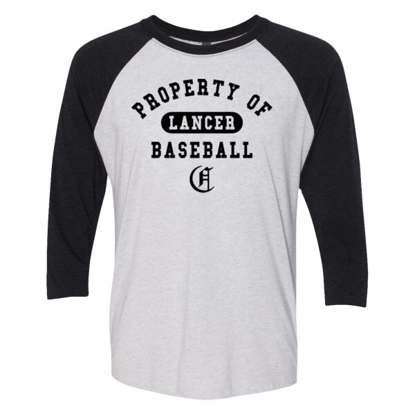 Unisex Triblend Three-Quarter Sleeve Raglan Thumbnail