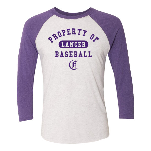 Unisex Triblend Three-Quarter Sleeve Raglan Thumbnail