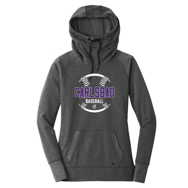 Women's - New Era® Tri-Blend Fleece Pullover Hoodie Thumbnail